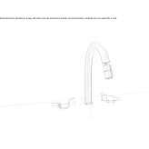 3-hole countertop washbasin tap made of stainless steel Gualaco
