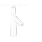 Single-lever countertop washbasin tap Viticuso