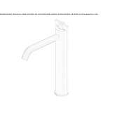 Countertop 1-hole stainless steel washbasin tap Ovilla