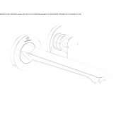 Single-lever wall-mounted washbasin faucet Brusperk