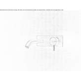 Wall faucet with spout Anaya