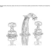 3-hole countertop washbasin tap Strelka