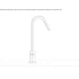 Hydrogress faucet mounted on the deck with a swivel spout Whittier