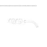 Set of 2 single wall-mounted faucets with spout Schladen