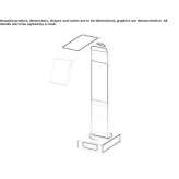Electronic 1-hole countertop washbasin faucet Kerman