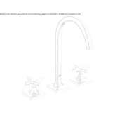 3-hole countertop washbasin tap Uxheim