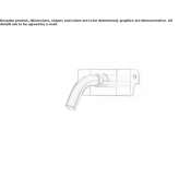 Two-handle wall faucet Lesna