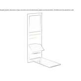 Wall-mounted washbasin tap made of stainless steel Crispano