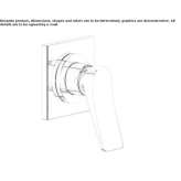 1-hole brass basin faucet with plate Nauen