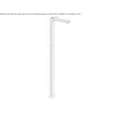 Floor-standing single-lever washbasin tap Imatra