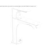 Single-lever countertop washbasin tap Brusperk