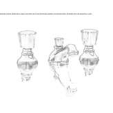 3-hole countertop washbasin tap Harau