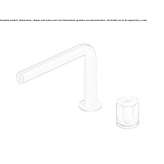 Stainless steel washbasin tap Mislata
