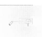 Wall faucet with adjustable spout Anaya