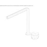 Countertop washbasin tap made of stainless steel Mislata