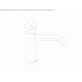 Countertop washbasin tap made of stainless steel Bynum