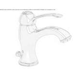 Single-lever countertop washbasin tap Gainesti