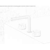 3-hole countertop washbasin tap Wyee