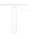 Single-lever countertop washbasin tap Hipstedt