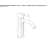 Countertop washbasin tap made of stainless steel Lubian