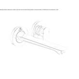 Single-lever wall-mounted washbasin faucet Brusperk