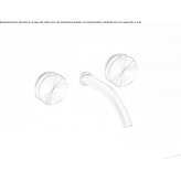 Set of 2 single taps for wall mounting Suruc