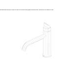 Countertop washbasin tap made of stainless steel Bynum