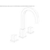 Countertop washbasin tap Hervias
