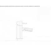 Freestanding faucet with adjustable spout Anaya