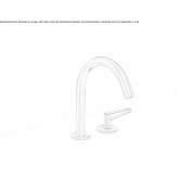2-hole hydroprogressive stainless steel washbasin faucet Golubac