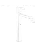 Metalowa bateria umywalkowa w nowoczesnym stylu Decize