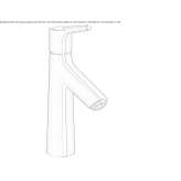 Single-lever countertop washbasin tap Viticuso
