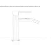 Freestanding faucet with adjustable spout Emmen