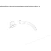Wall-mounted hydroprogressive washbasin tap made of stainless steel Golubac
