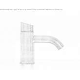 Stainless steel post tap for hot or cold water connection Gualaco