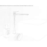 Single-lever countertop washbasin tap Perkata