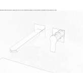 2-hole single-lever brass basin faucet Cavatore