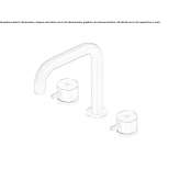 Countertop washbasin tap made of stainless steel Kuhmo