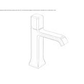 Single-lever washbasin tap Valseca