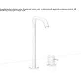 Two-hole tap with swivel spout Anaya