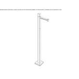 Floor-standing single-lever washbasin tap Valseca