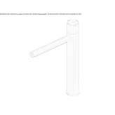 Hydroprogressive washbasin tap made of stainless steel Etucuaro