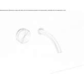Hydroprogressive wall-mounted washbasin faucet Suruc