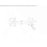 Set of 2 single wall-mounted faucets with adjustable spout Cuitiva