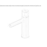 Hydroprogressive washbasin tap made of stainless steel Mislata