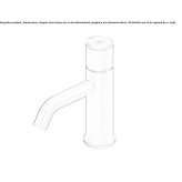 Single-lever washbasin tap made of stainless steel Etucuaro