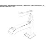 Single-lever countertop washbasin tap with aerator Zamostea