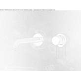 Wall-mounted single-lever washbasin tap made of stainless steel Gonnheim