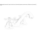 3-hole countertop washbasin tap Mjaellby
