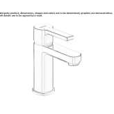 Single-lever washbasin tap Niel